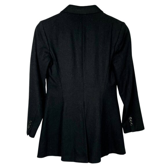 Vintage Paul Mayo Riding Shop Wool Equestrian Blazer Tailored Black Jacket XS - Picture 4 of 13